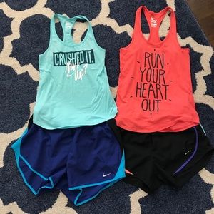 Nike Running Shorts & Tanks